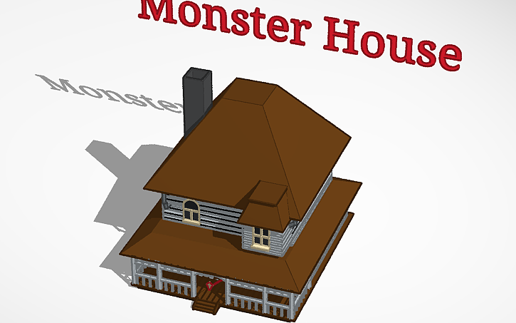 3D design Monster House - Tinkercad