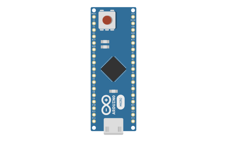 Circuit design Arduino Nano - Tinkercad