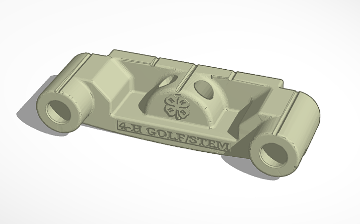 3D design Lefty/Right 4-H Putter - Tinkercad