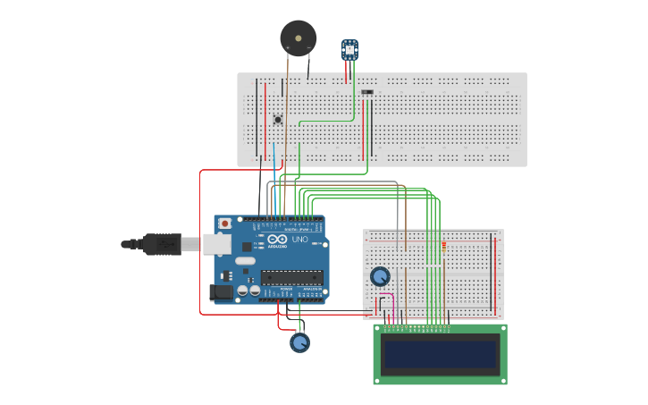 Circuit design Freestyleclock WS2812b - Tinkercad