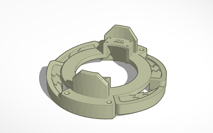 3D design Wing disc - Tinkercad