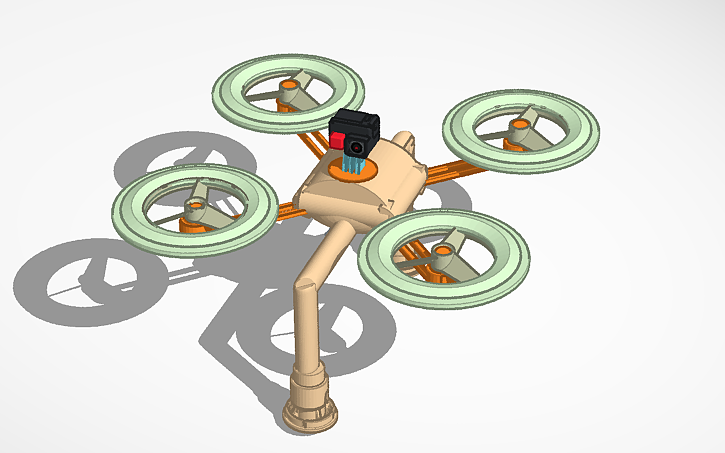 3D design De Drone - Tinkercad
