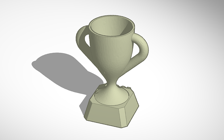 3D design TROPHY - Tinkercad