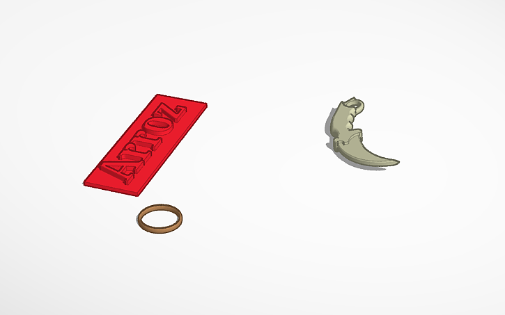 3D design karambit - Tinkercad