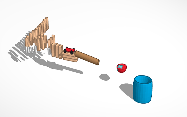 3D design rube goldberg