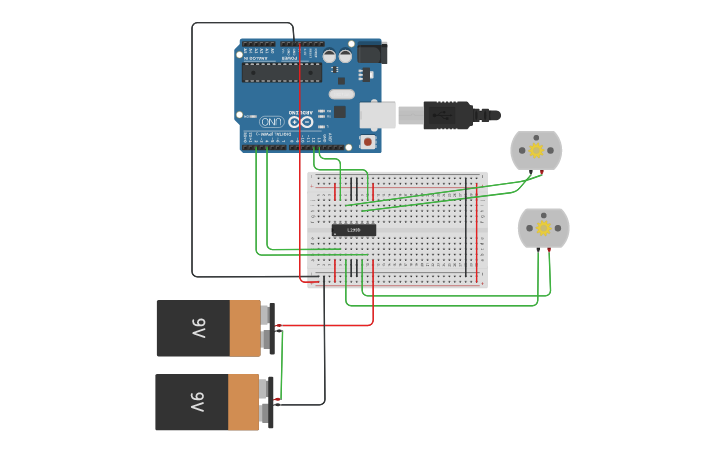 Circuit design Bot - Tinkercad