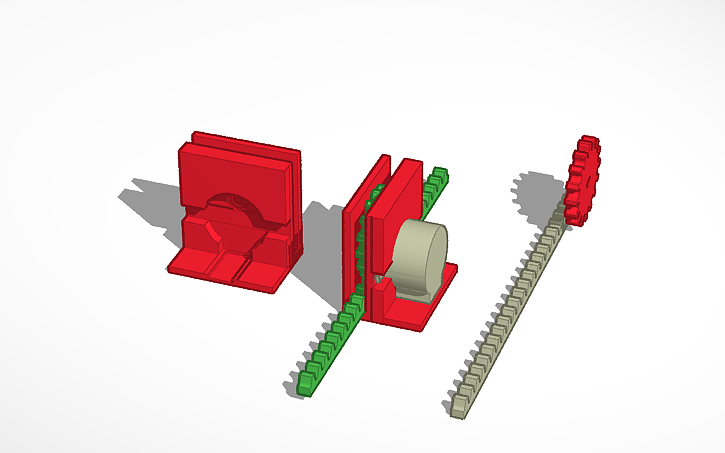 3D design RackAndPinion28BYJ-48 - Tinkercad
