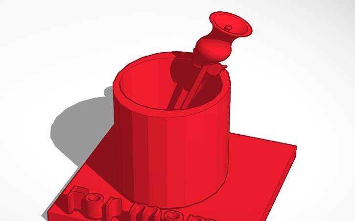 3D design Flower pot - Tinkercad