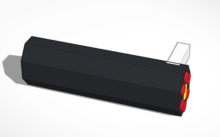3D design Missile rack 12 - Tinkercad