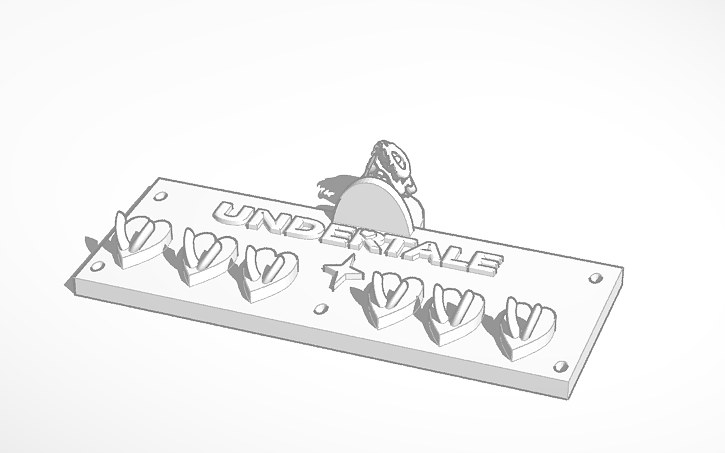 3D design undertale - Tinkercad