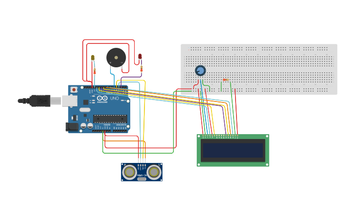 Circuit design Ultrasonic-Based obstacle Detection and collision ...