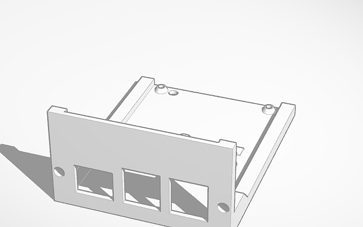 3D design Pi 5 Tray 3.0 - Tinkercad