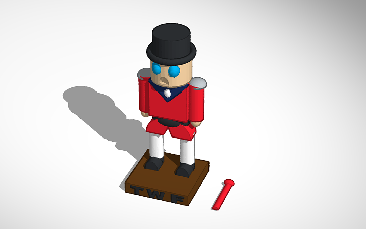 3D design Nutcracker - Tinkercad