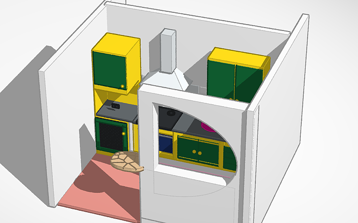 3D design Kitchen - Tinkercad