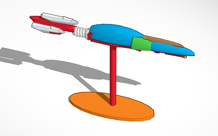 3D design destructor ligero separatista - Tinkercad