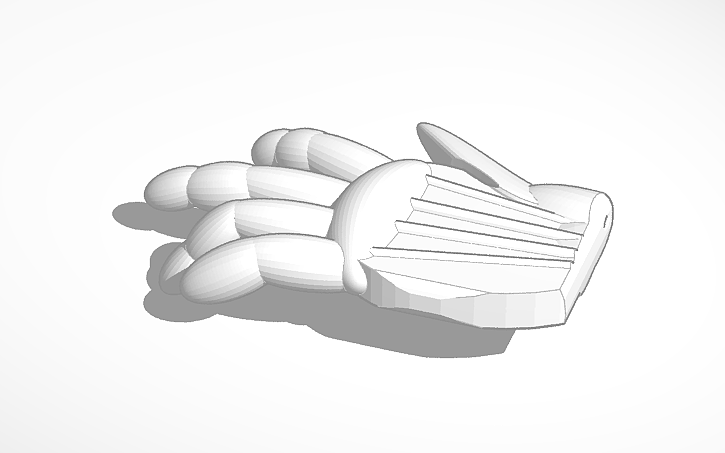 3D design Hand - Tinkercad