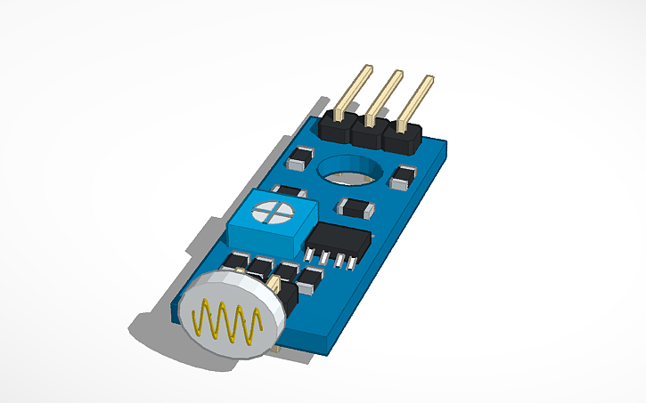 3D design Light Sensor - Tinkercad