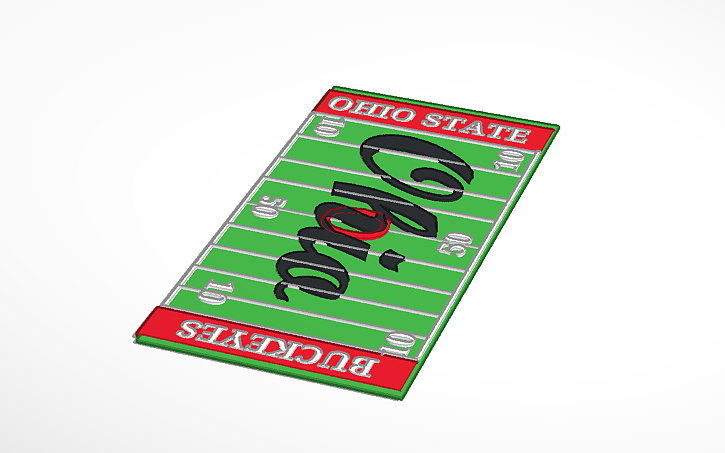 3D design Script Ohio - Tinkercad