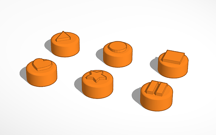 3D design MPS430 Push Button Cap - Tinkercad