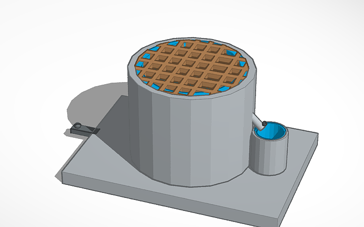 3D design Rain collection system. - Tinkercad