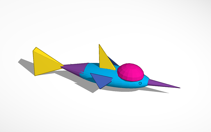 3D design Fish - Tinkercad