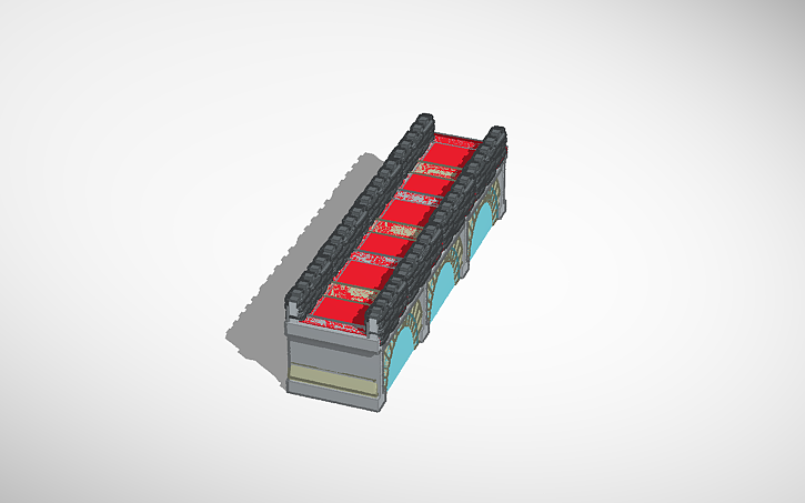 3D design Bridge n gauge - Tinkercad
