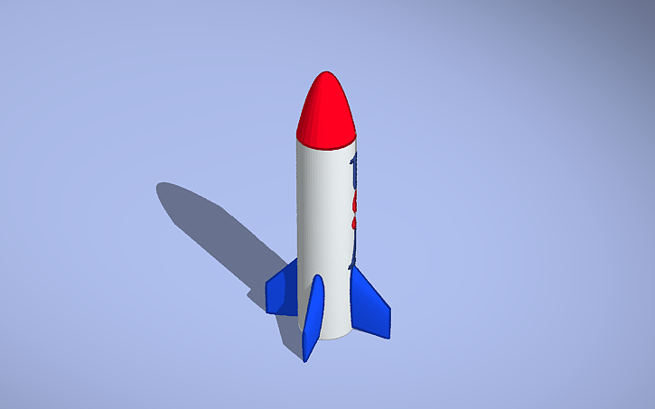 3D design rocket tutorial - Tinkercad