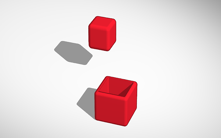 3D design Button v1 - Tinkercad
