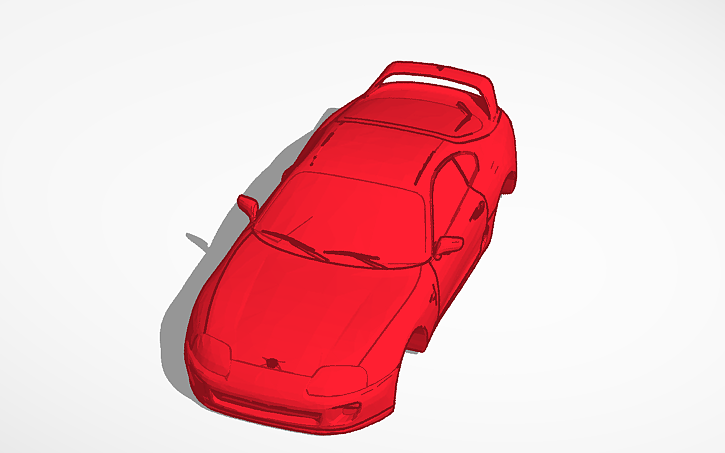 3D design Toyota Supra - Tinkercad