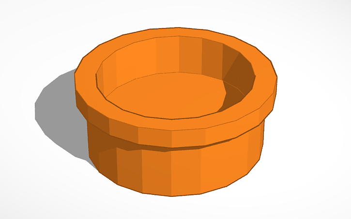 3D design 花盆 - Tinkercad