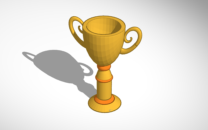 Openscad Trophy 3D design Trophy - Tinkercad