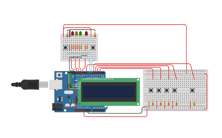 Circuit design Prova arduino HT AUT 01 - Tinkercad