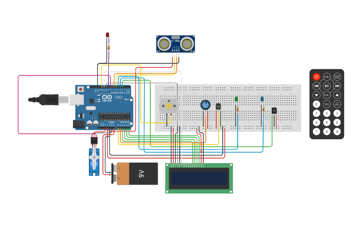 Circuit design IOT - Tinkercad
