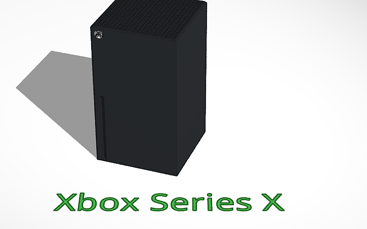 3D design Xbox Series X - Tinkercad