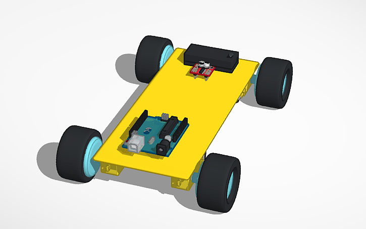 3D design Autito robot - Tinkercad
