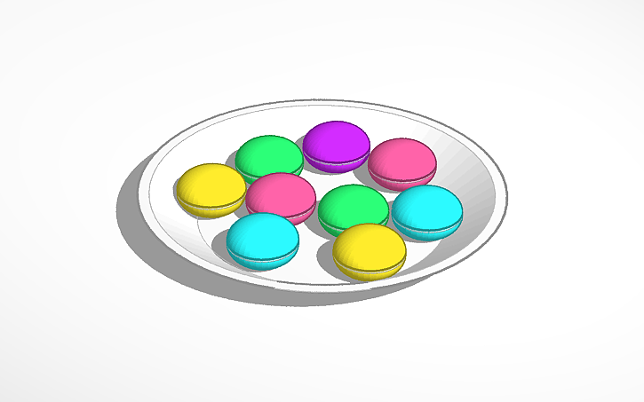 3D design Macarons!? - Tinkercad