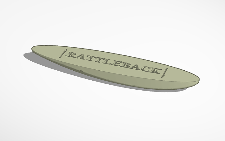 3D design RATTLEBACK - Tinkercad