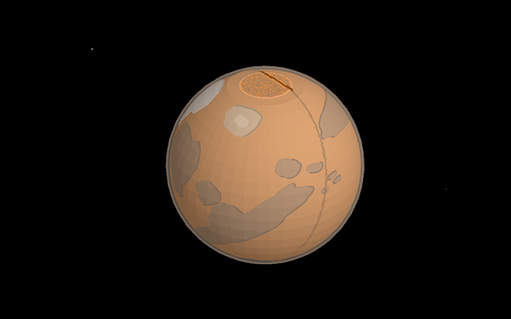 3D design Mars - Tinkercad