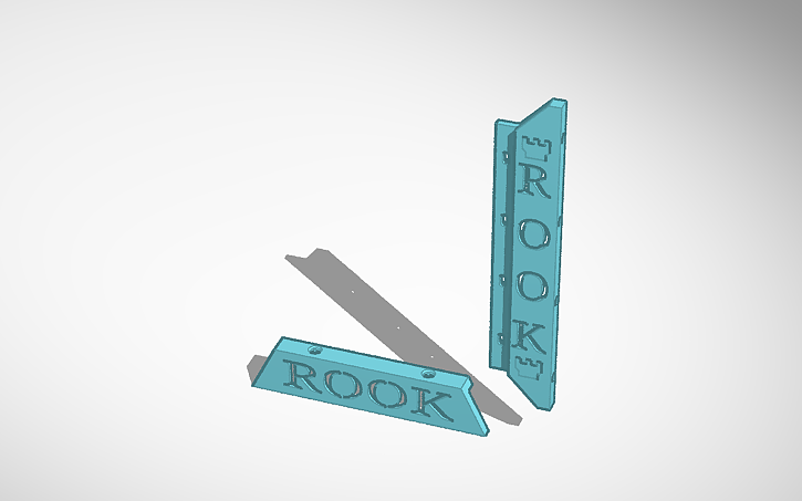 Solidworks Rook Design 3D design Rook MK2 2026 Vanity Mod - Tinkercad
