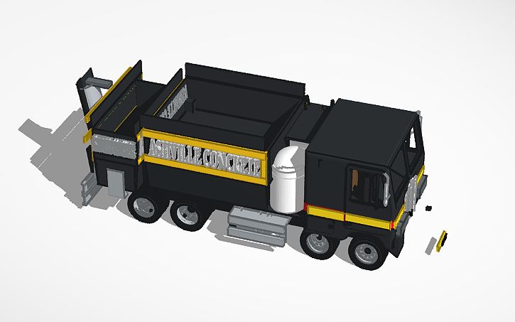 3D design ASHVILLE volumetric lorry - Tinkercad