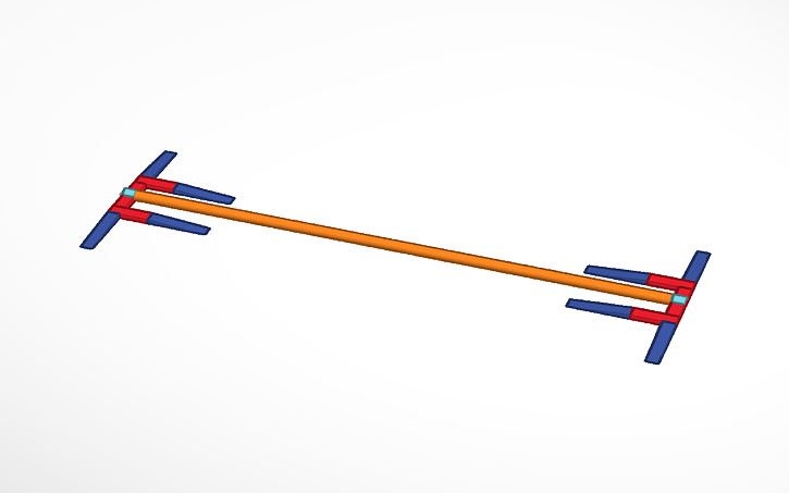3D design 3mm rod - Tinkercad