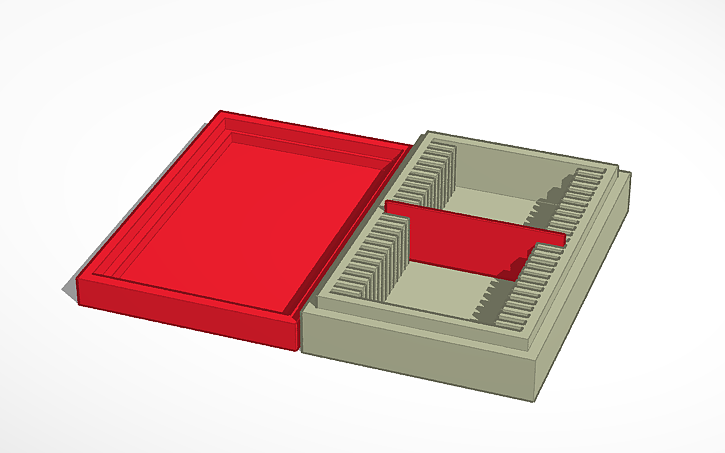 3D design Microscope Slides Box - Tinkercad