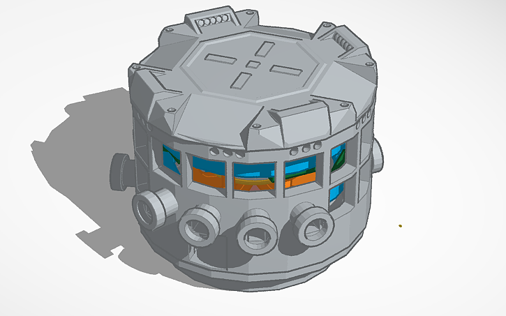3D design Nuclear Fusion Reactor (Tokamak) - Tinkercad