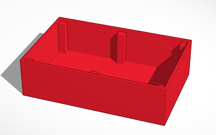 3D design Button-Box - Tinkercad