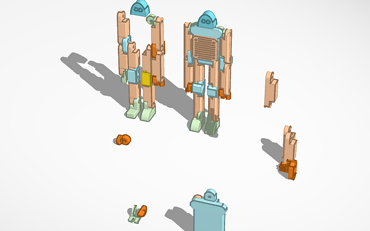 3D design Robot - Tinkercad