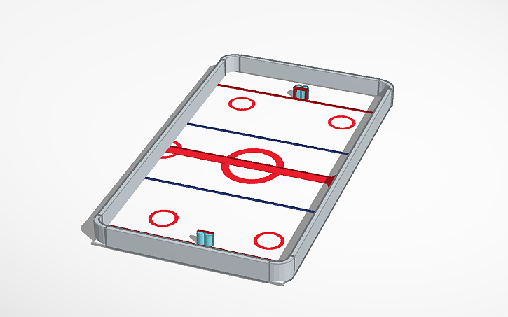 Ice Rink Cad 3D design Improved ice rink - Tinkercad