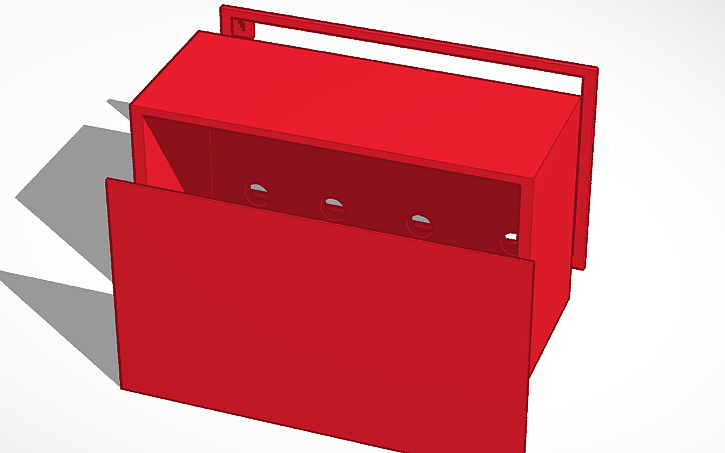 3D design Button Box - Tinkercad