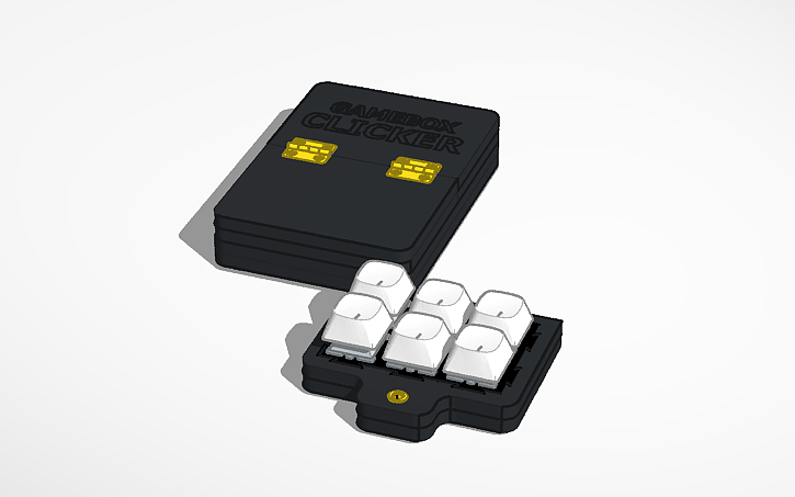3D design GameBoxClicker - Tinkercad