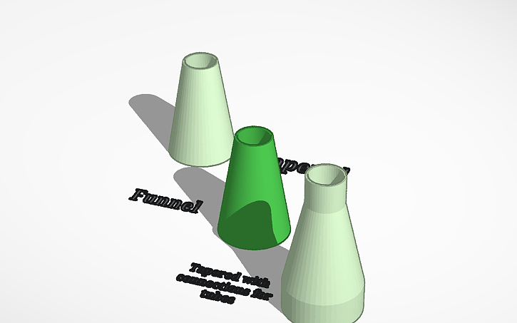3D design design idea tapered - Tinkercad