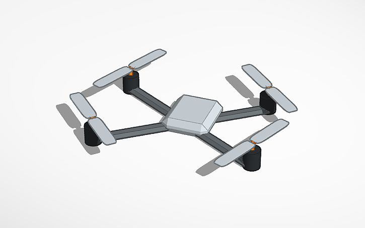 3D design drone - Tinkercad